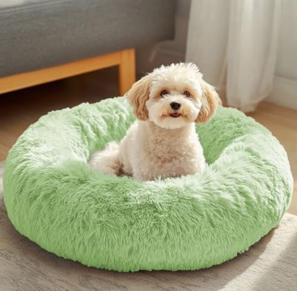 Calming Donut Pet Bed - Anxiety Relief, Cozy Comfort